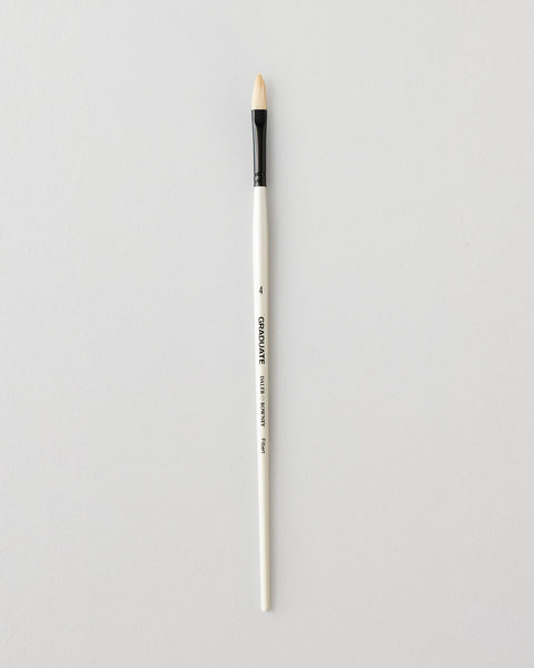 Daler Rowney Filbert Brushes Size 4 Long Handle, Oil & Acrylic Colours