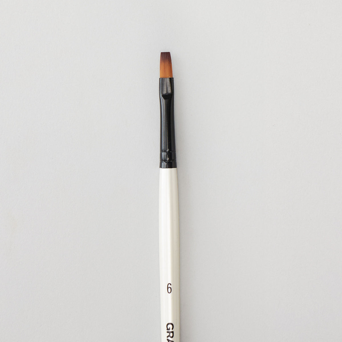 Daler Rowney Bright Brushes Size 6 Long Handle, Suitable for Oil & Acrylic Colours