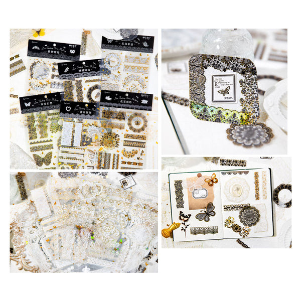 Lace Fantasy Stickers 2pc