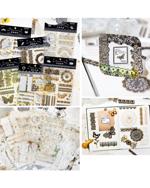Lace Fantasy Sticker 2pc