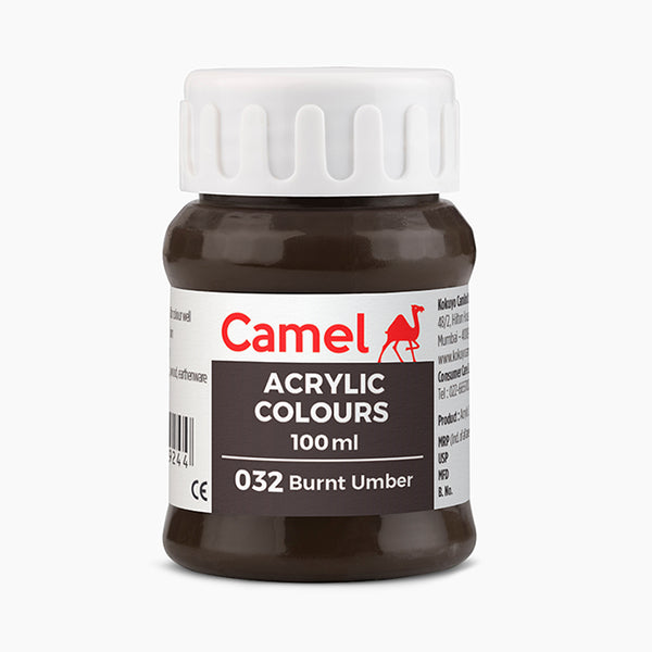 Camel Acrylic 100ml Burnt Umber