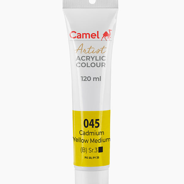 Camel Acrylic Colour Cadmium Yellow Medium 120ml