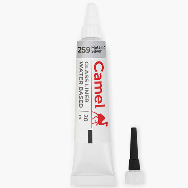 Camel Glass Liner Metallic Silver 20ml