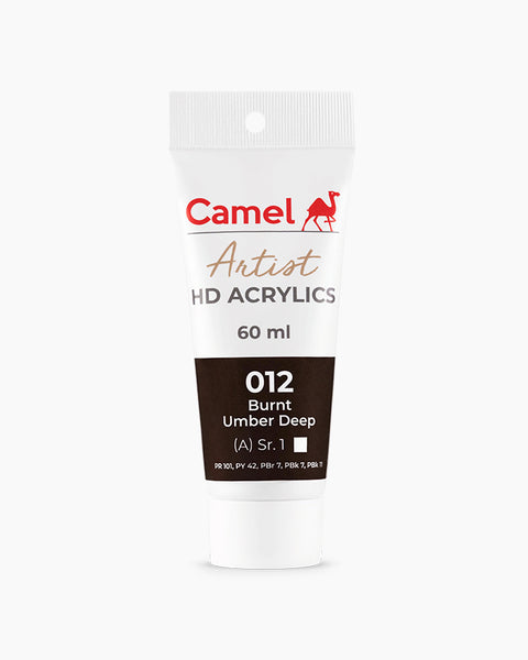 Camel Artist HD Acrylics 60ml Burnt Umber Deep