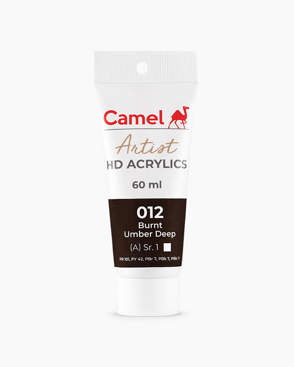 Camel Artist HD Acrylics 60ml Burnt Umber Deep