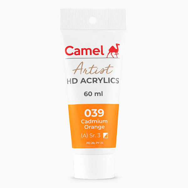 Camel Artist HD Acrylics 60ml Cadmium Orange