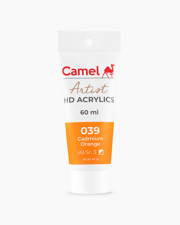 Camel Artist HD Acrylics 60ml Cadmium Orange