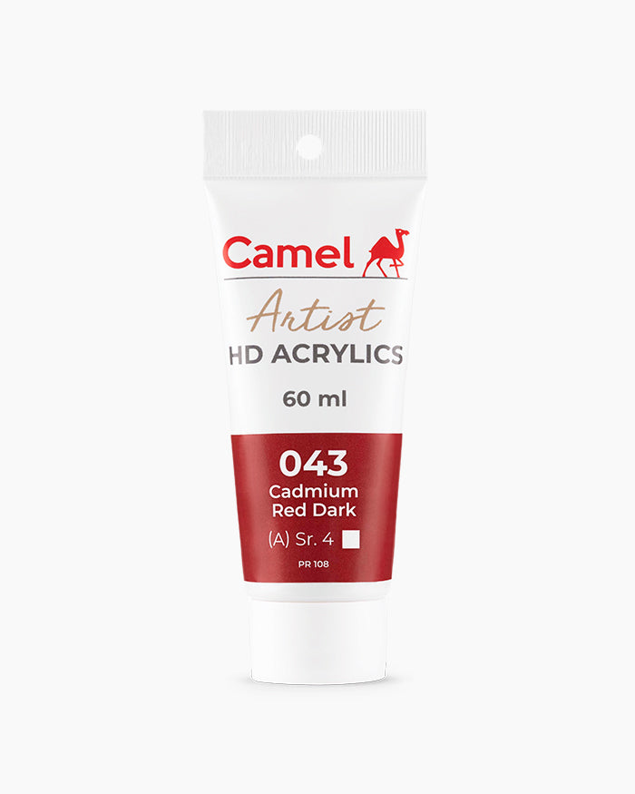 Camel Artist HD Acrylics 60ml Cadmium Red Dark