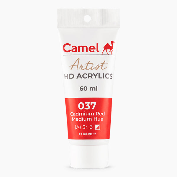 Camel Artist HD Acrylics 60ml Cadmium Red Medium Hue