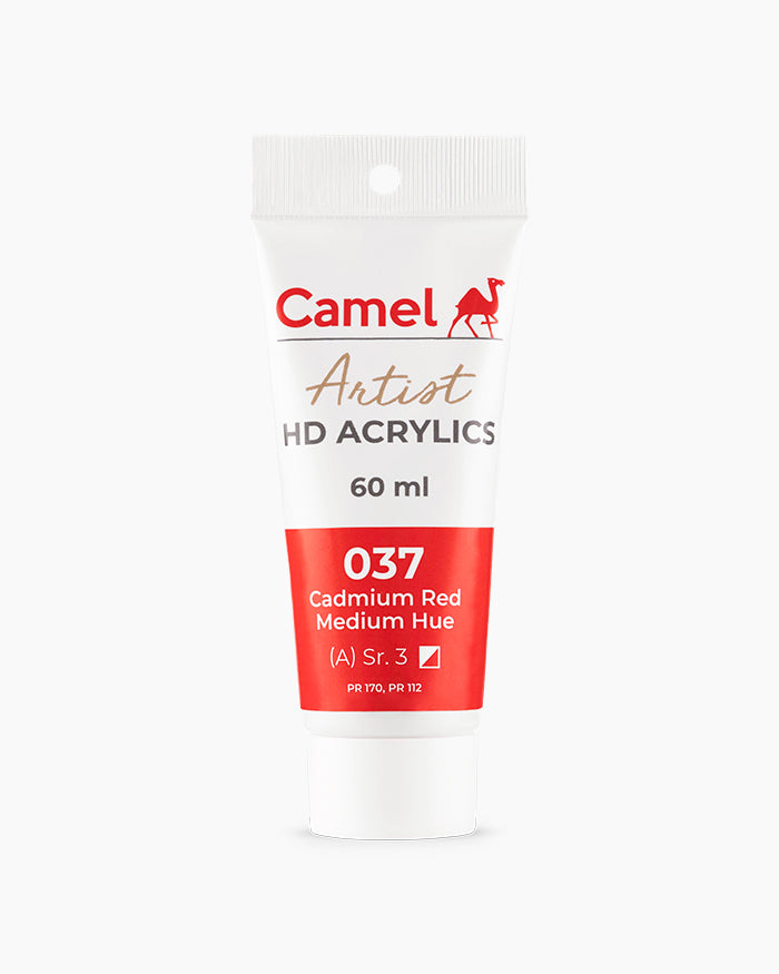 Camel Artist HD Acrylics 60ml Cadmium Red Medium Hue