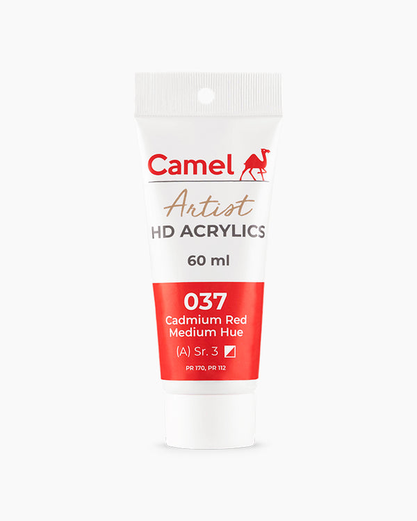 Camel Artist HD Acrylics 60ml Cadmium Red Medium Hue