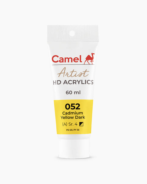 Camel Artist HD Acrylics 60ml Cadmium Yellow Dark