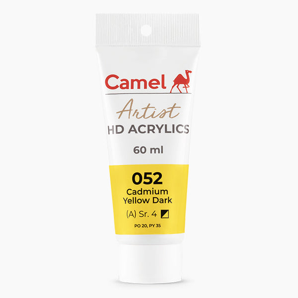 Camel Artist HD Acrylics 60ml Cadmium Yellow Dark