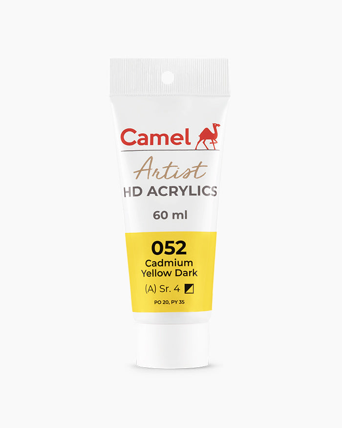 Camel Artist HD Acrylics 60ml Cadmium Yellow Dark