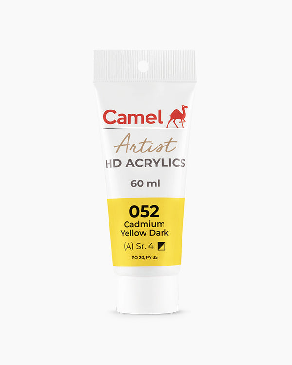 Camel Artist HD Acrylics 60ml Cadmium Yellow Dark