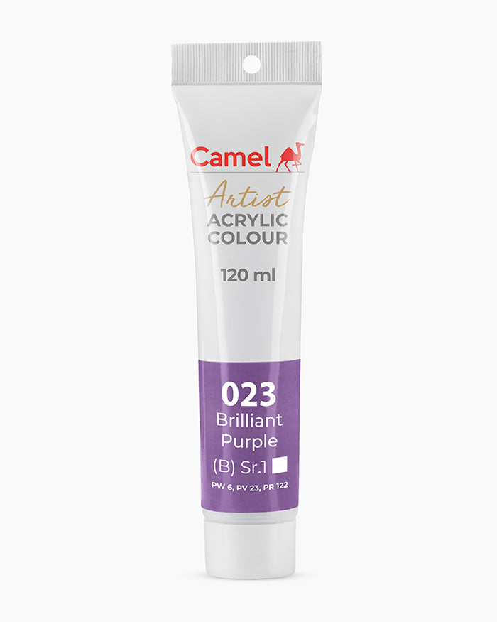 Camel Acrylic Colour Brilliant Purple 120ml
