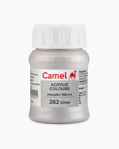 Camel Acrylic 100ml Silver