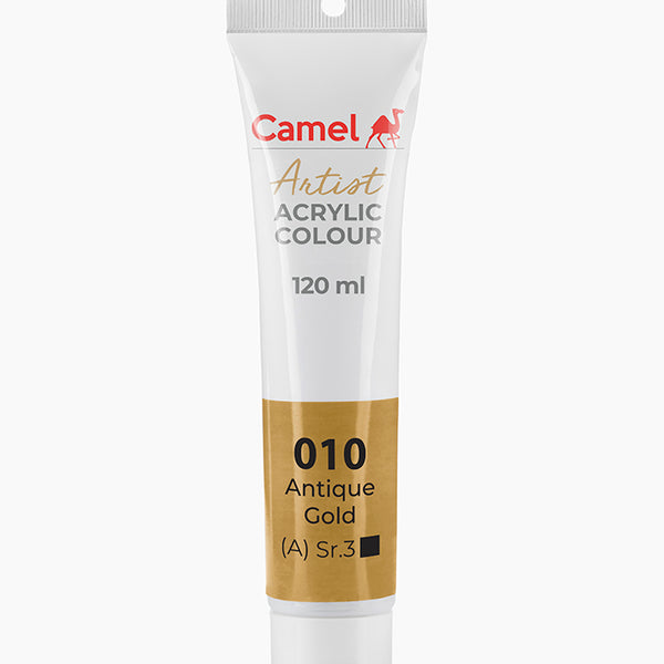 Camel Acrylic Colour Antique Gold 120ml