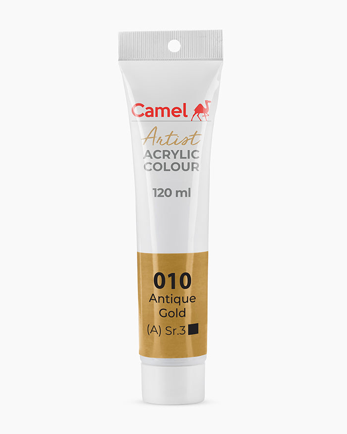 Camel Acrylic Colour Antique Gold 120ml