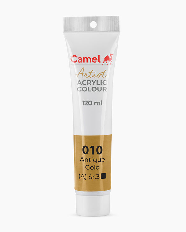 Camel Acrylic Colour Antique Gold 120ml