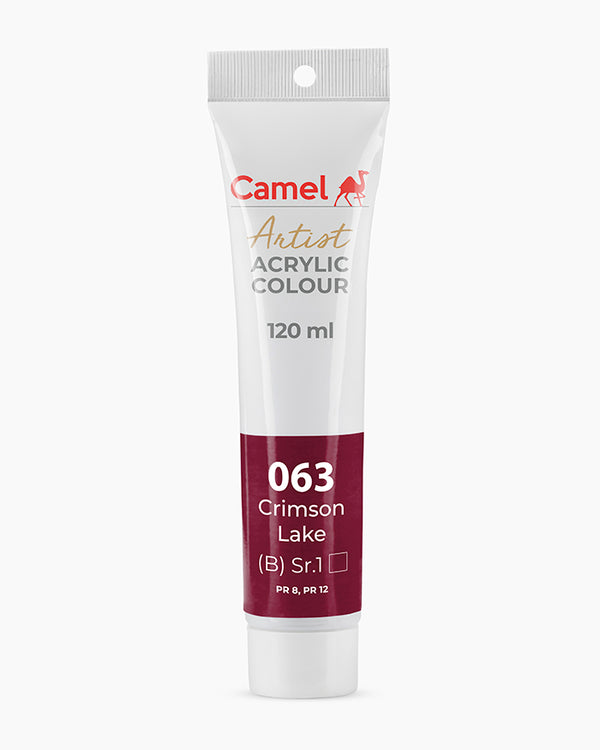 Camel Acrylic Colour Crimson Lake 120ml
