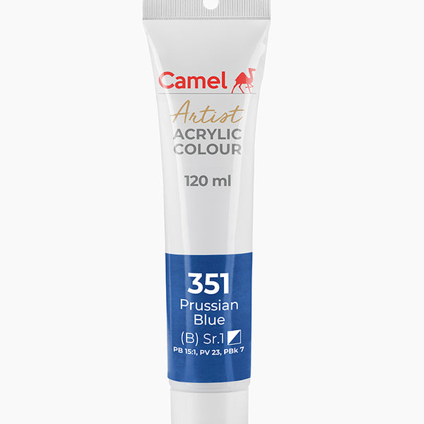 Camel Acrylic Colour Prussian Blue 120ml