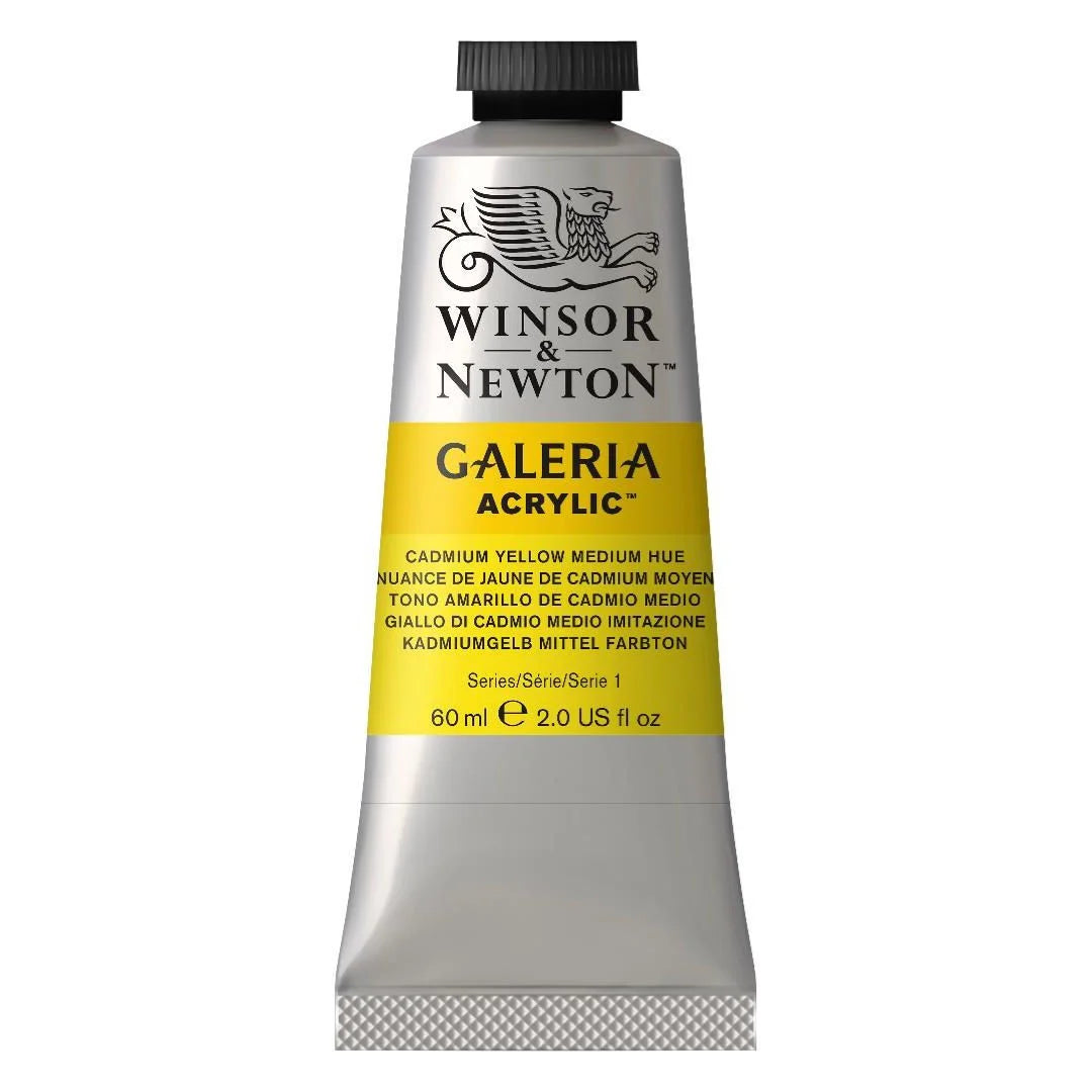 Winsor & Newton Galleria Acrylic Colour Cadmium Yellow Medium Hue 60ml
