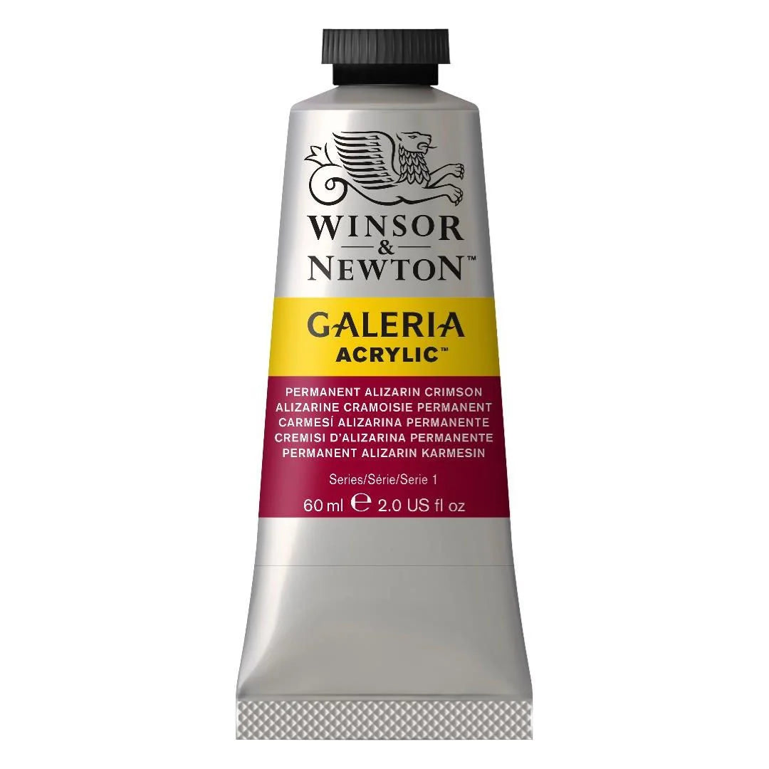 Winsor & Newton Galleria Acrylic Colour Permanent Alizarin Crimson 60ml