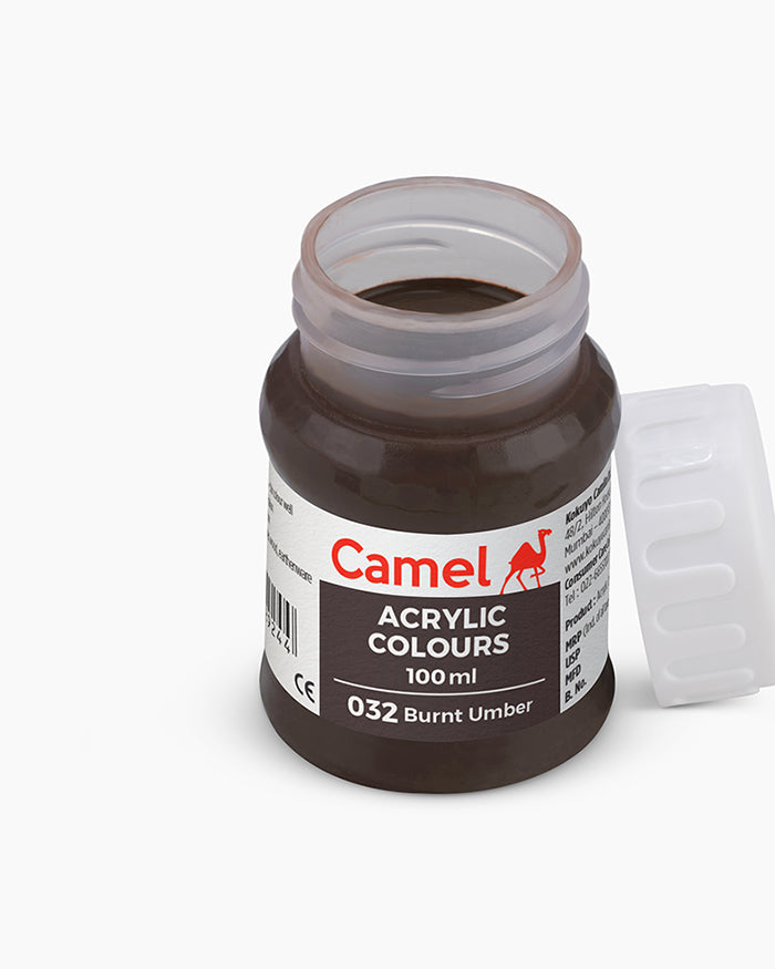 Camel Acrylic 100ml Burnt Umber
