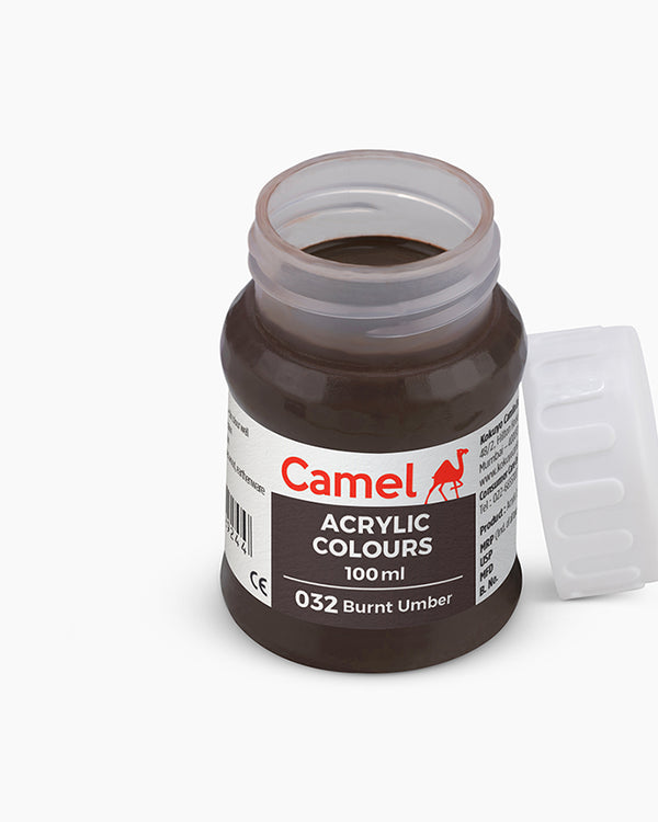 Camel Acrylic 100ml Burnt Umber