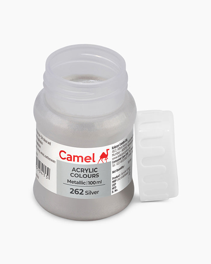 Camel Acrylic 100ml Silver