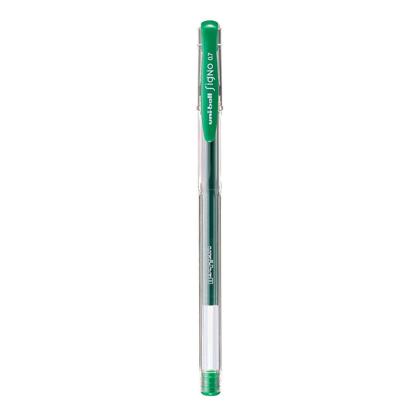 Uni Mitsubhishi Gel Pens Green Cap Fine