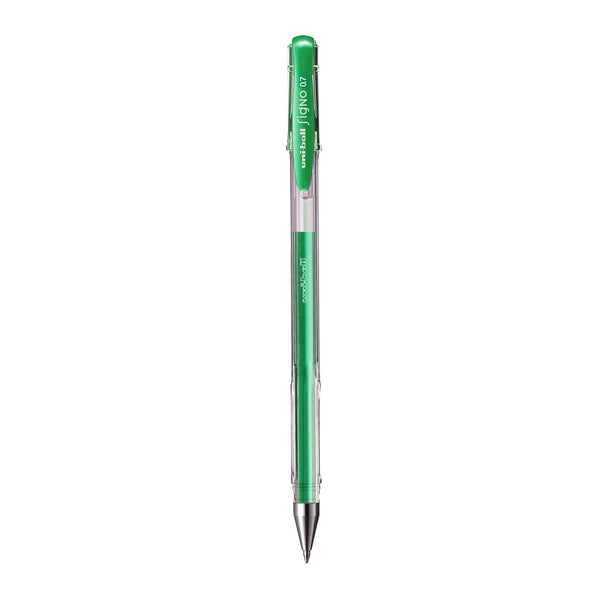 Uni Mitsubhishi Gel Pens Green Cap Fine