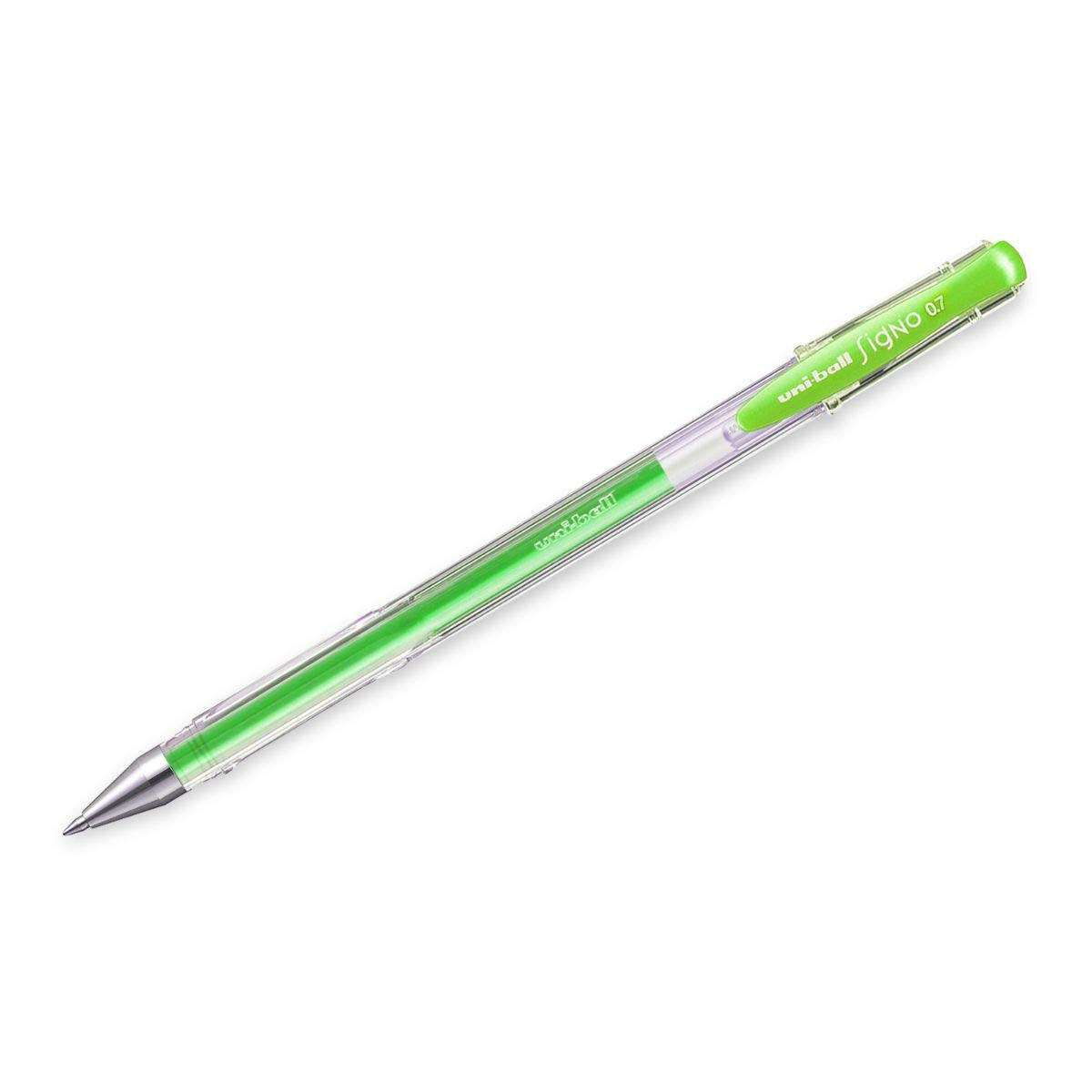 Uni Mitsubhishi Gel Pens Light Green Cap Fine