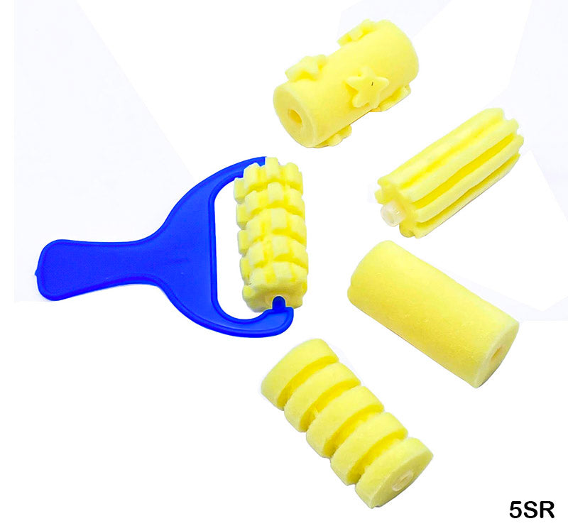 Roller Sponge Brush Set Of 5