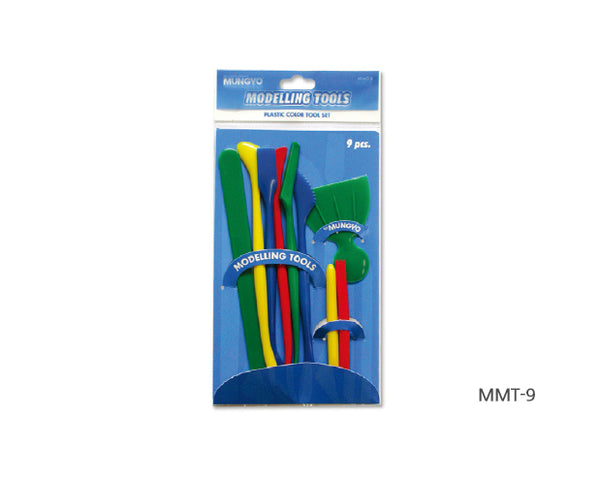 Mungyo Plastic Clay Modelling Tool Set of 9