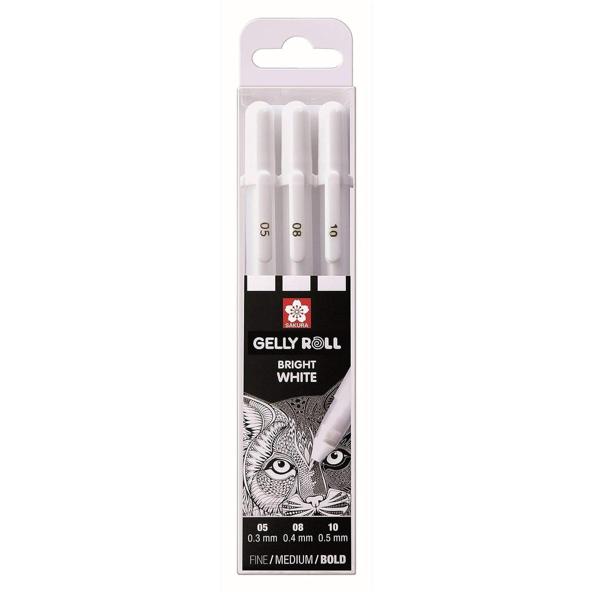Sakura Gelly Roll White set of 3