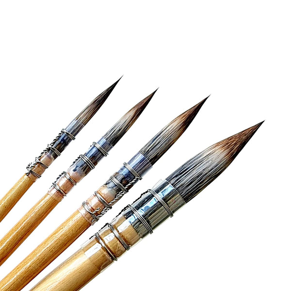 Stationerie Mop Brush Wooden Set of 4