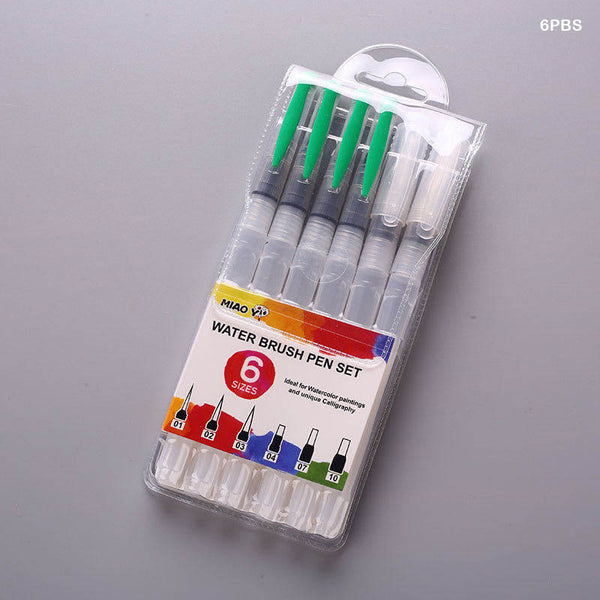 Pen Brush Set of 6 Suitable for Watercolour