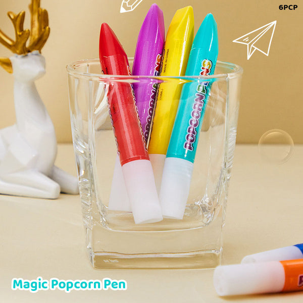 Popcorn Pens Set 6pcs