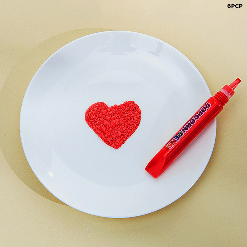 Popcorn Pens Set 6pcs