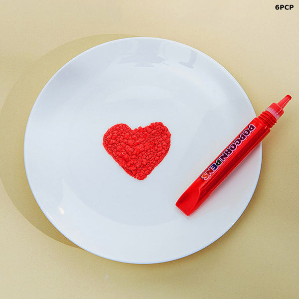 Popcorn Pens Set 6pcs