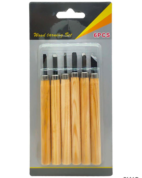 Wood Carving tool Set of 6