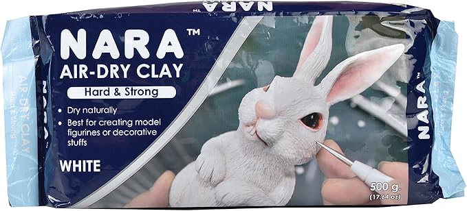 Nara Air Hardening Clay 500g White
