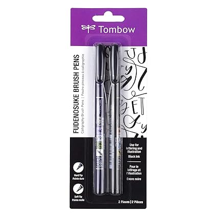 Tombow Fudenosuke Combo 2pcs
