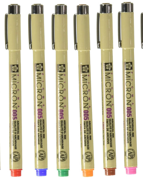 Sakura Pigma Micron Colour Set of 8