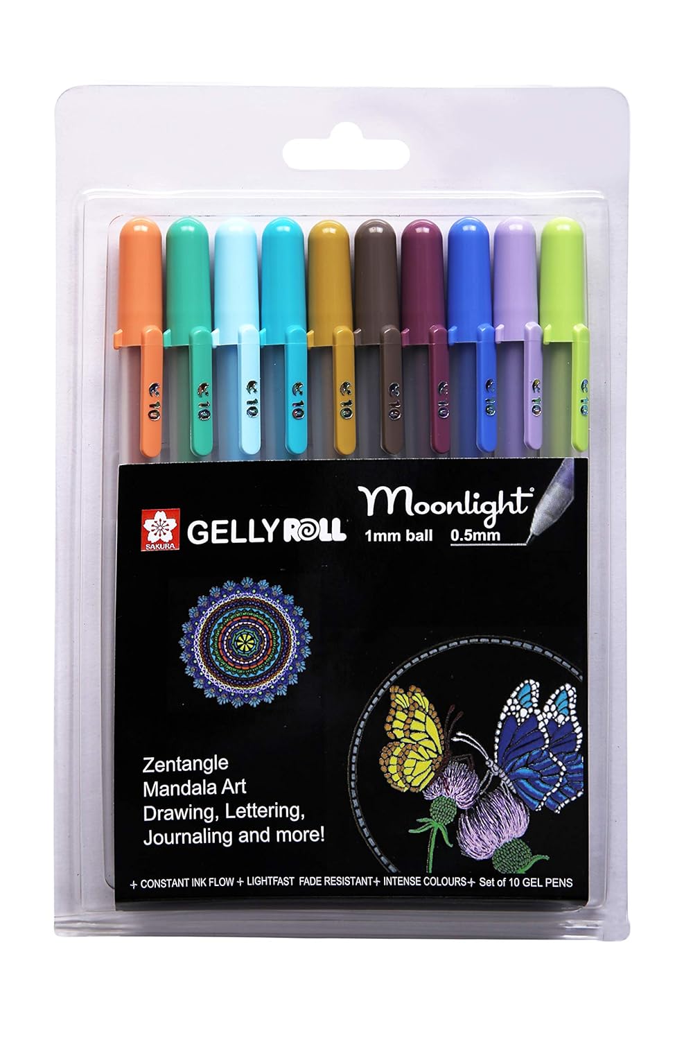 Sakura Gelly Roll Zentangle Set of 10