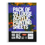 Anupam Acrylic Painting Sheets Loose Sheet Pack A5, 400 GSM, 20 Sheets