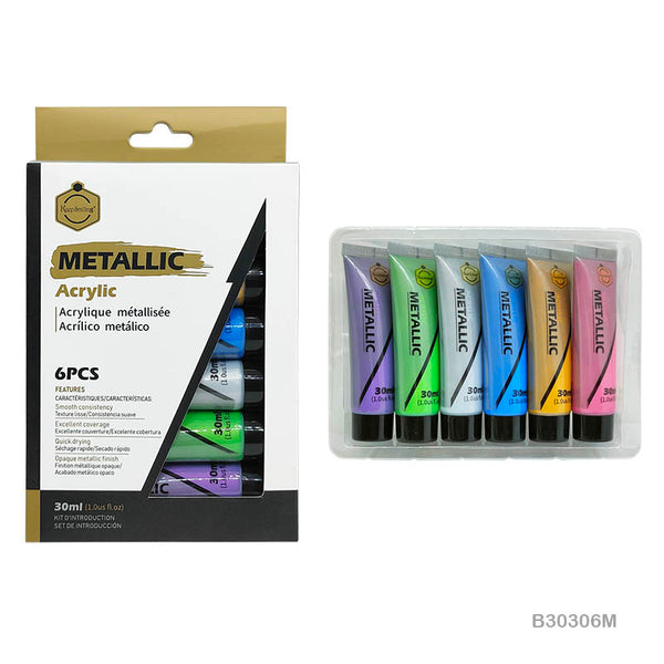 Keep Smiling Metallic Acrylic 6 set 12ml