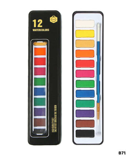 Keep Smiling Watercolour Cake Pan 12 Colour